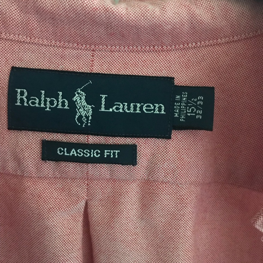 Ralph Lauren Men dress shirt size 15.5 - 32/33